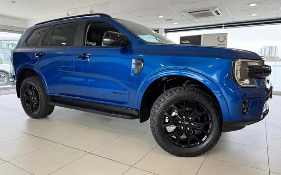 2024 Ford Everest UB 2024.50MY Sport FullTime 4WD DR Blue 10 Speed Sports Automatic SUV