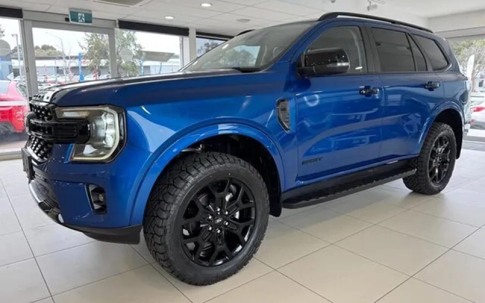 2024 Ford Everest UB 2024.50MY Sport FullTime 4WD DR Blue 10 Speed Sports Automatic SUV