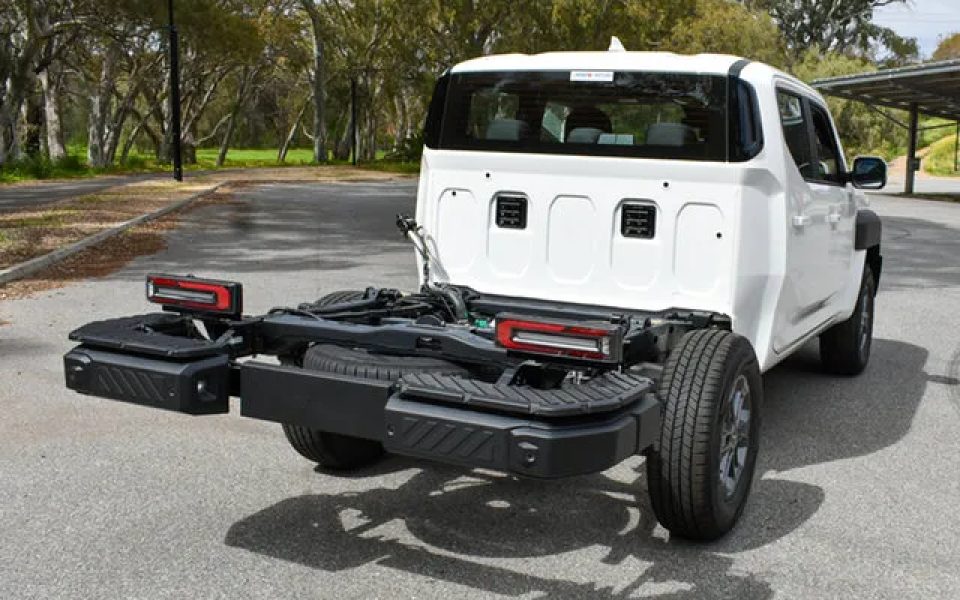 2025 Kia Tasman TK MY26 S Double Cab 4X4 Clear White 8 Speed Sports Automatic Cab Chassis