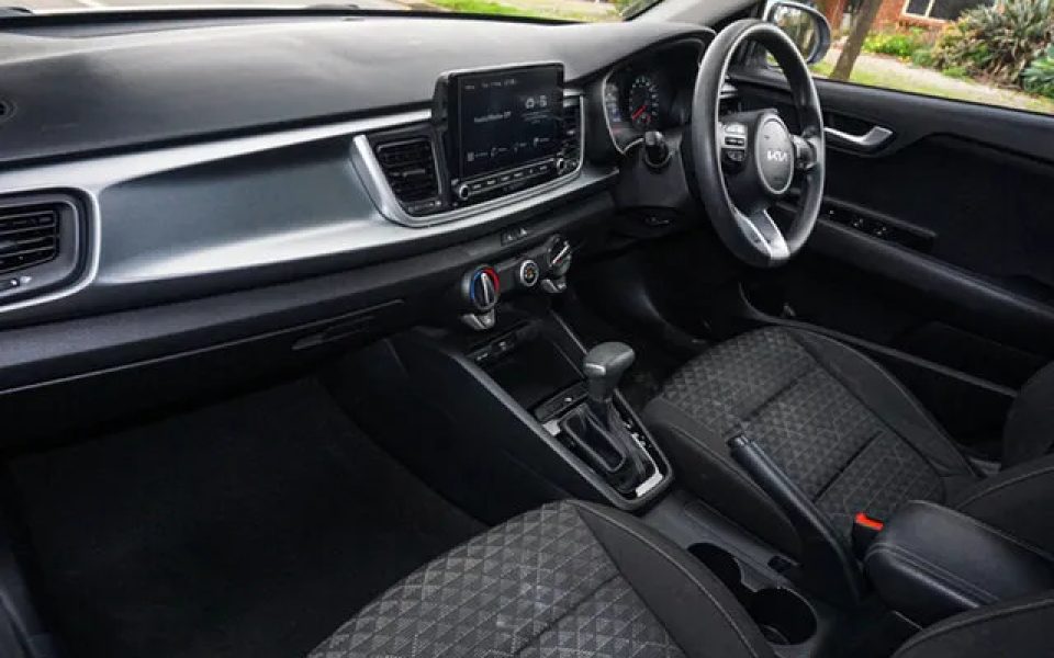 2023 Kia Rio YB MY23 S White 6 Speed Automatic Hatchback