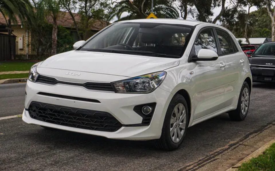 2023 Kia Rio YB MY23 S White 6 Speed Automatic Hatchback
