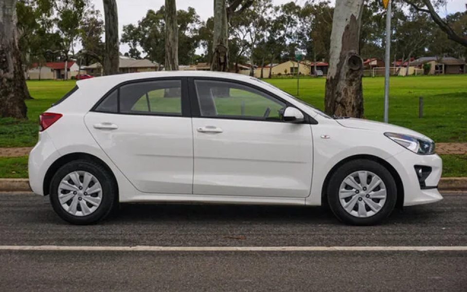 2023 Kia Rio YB MY23 S White 6 Speed Automatic Hatchback