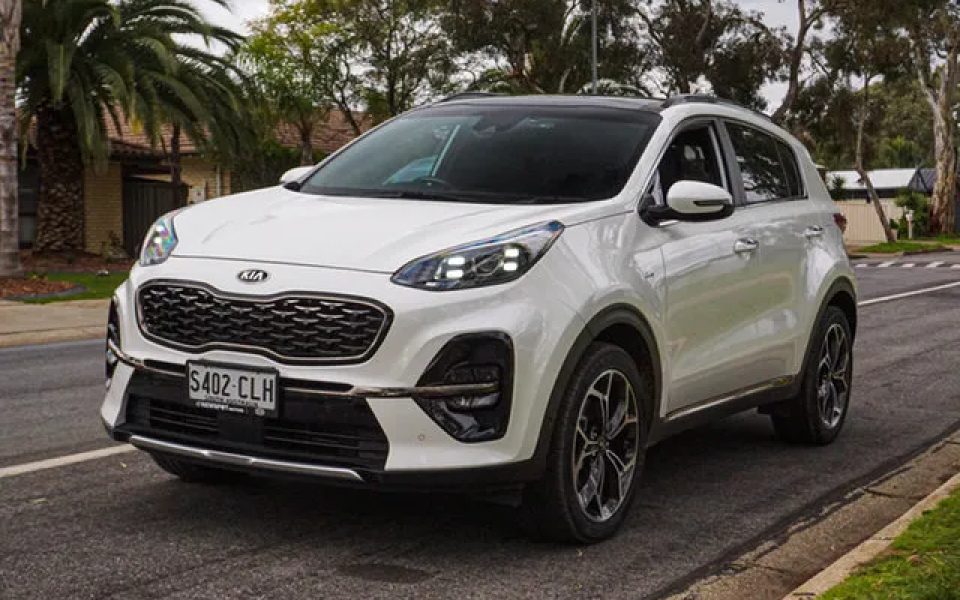 2021 Kia Sportage QL MY21 GT-Line AWD Snow White Pearl 6 Speed Sports Automatic Wagon
