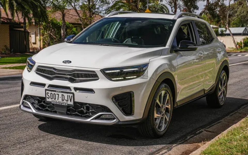 2021 Kia Stonic YB MY21 GT-Line DCT FWD White 7 Speed Sports Automatic Dual Clutch Wagon