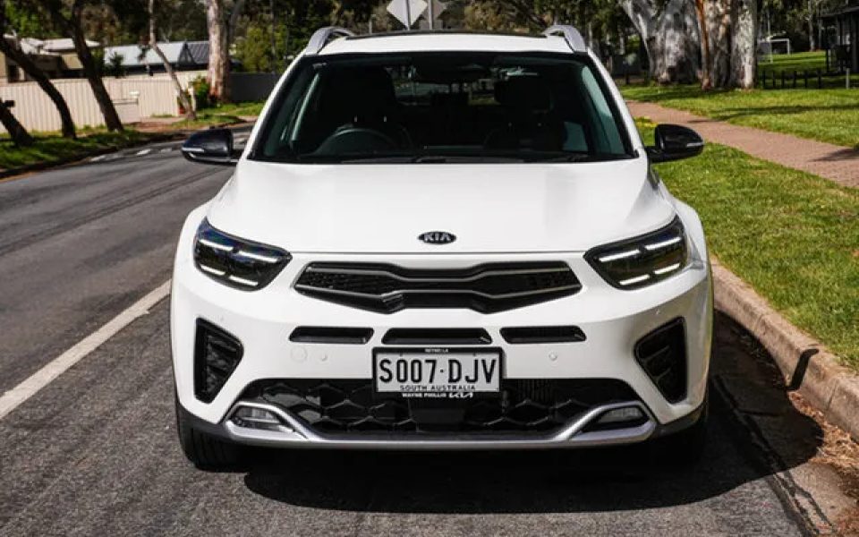2021 Kia Stonic YB MY21 GT-Line DCT FWD White 7 Speed Sports Automatic Dual Clutch Wagon