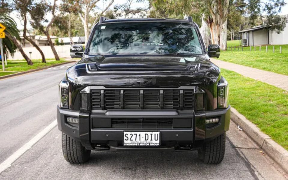 2025 Kia Tasman TK MY26 X-Line Pick-up Double Cab 4X4 Aurora Black Pearl 8 Speed Sports Automatic