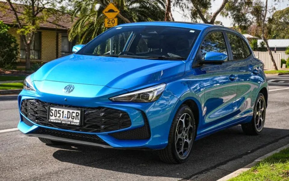 2025 MG MG3 ZP22 MY25 Essence Brighton Blue 3 Speed Automatic Hatchback Hybrid