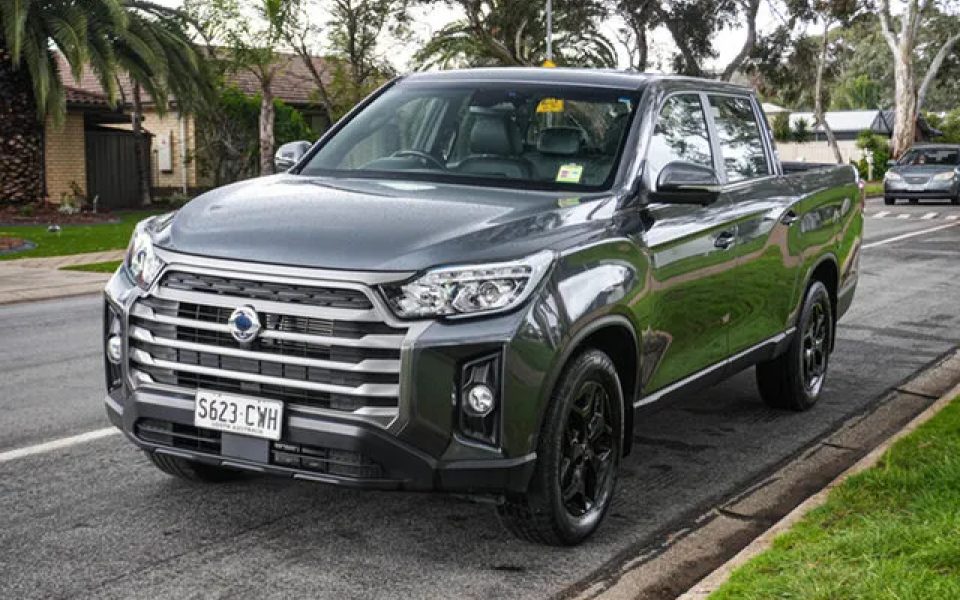 2023 Ssangyong Musso Q261 MY24 Ultimate Crew Cab XLV Marble Grey 6 Speed Sports Automatic Utility