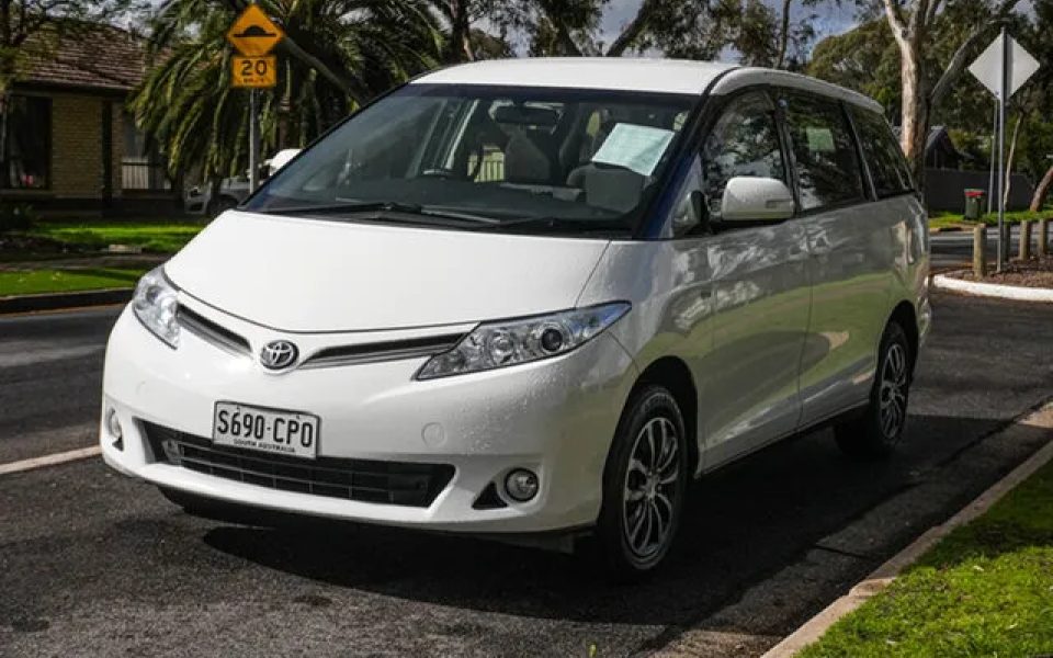 2015 Toyota Tarago ACR50R MY13 GLi White 7 Speed Constant Variable Wagon
