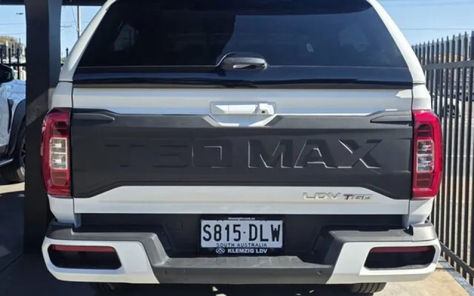 2026 LDV T60 SK8C MY25 Max Pro Blanc White 8 Speed Sports Automatic Utility
