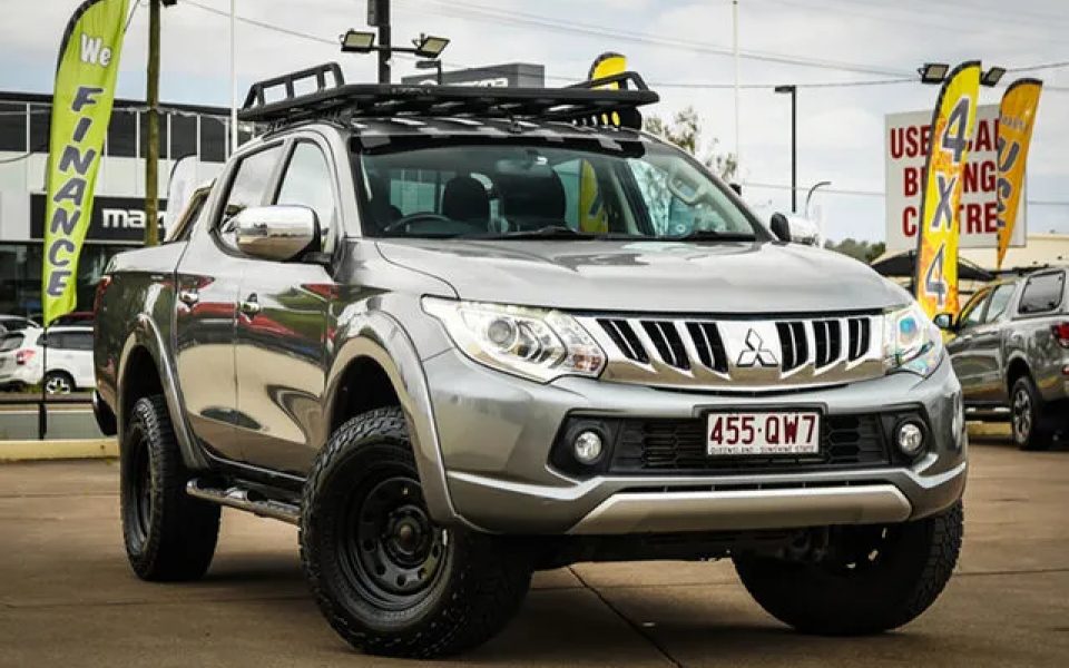 2016 Mitsubishi Triton MQ MY16 GLS Double Cab Grey 5 Speed Sports Automatic Utility