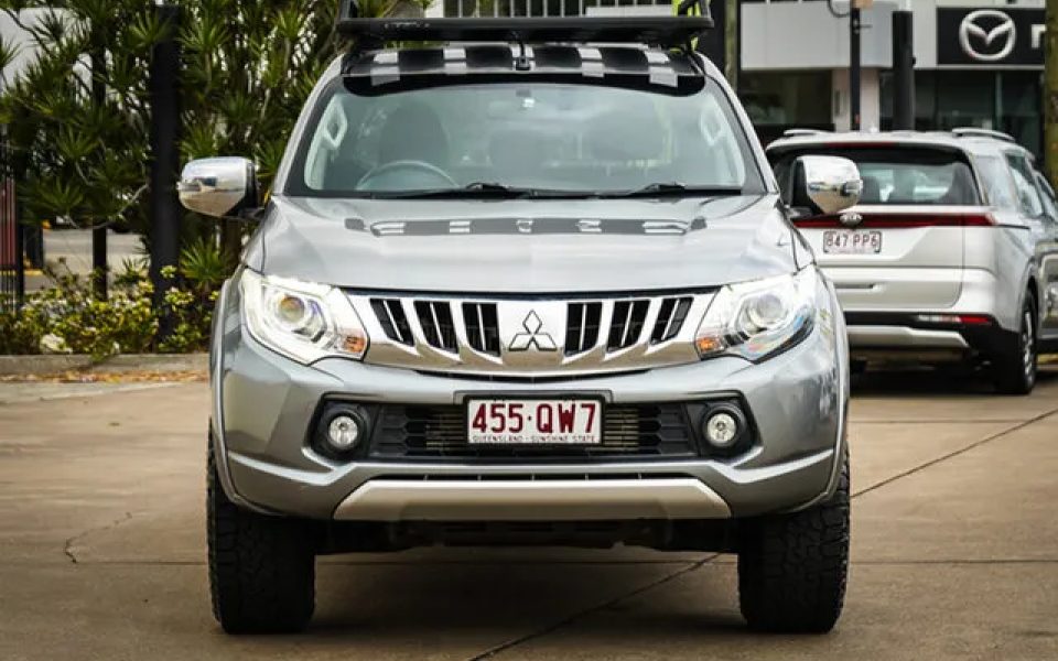 2016 Mitsubishi Triton MQ MY16 GLS Double Cab Grey 5 Speed Sports Automatic Utility
