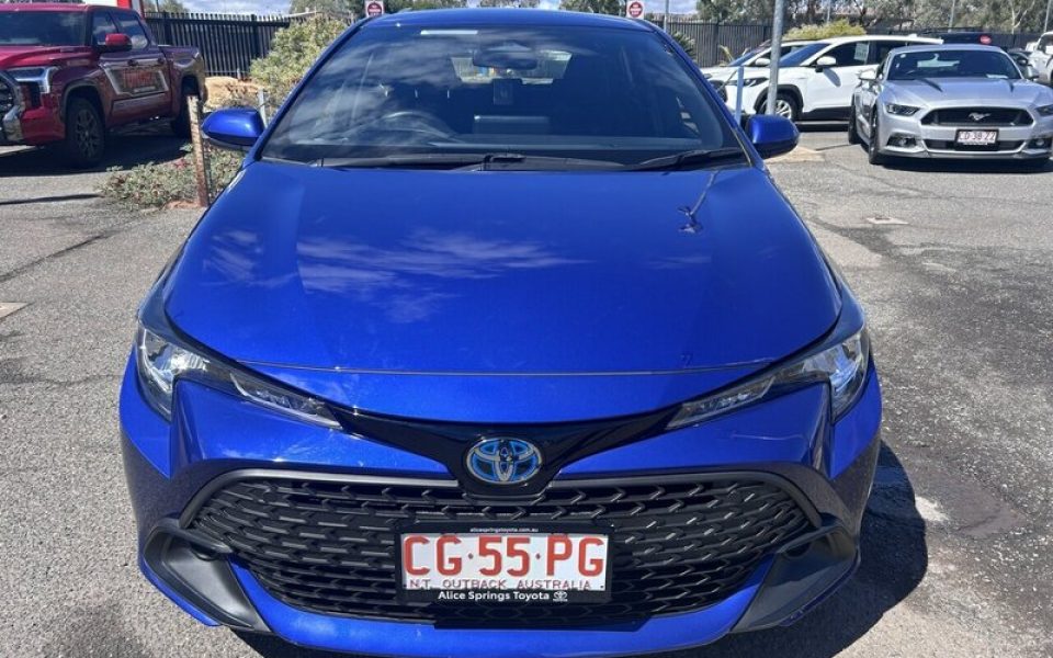2024 Toyota Corolla Ascent Sport E-CVT Hybrid Hatchback (Lunar Blue) Pre-Owned Car