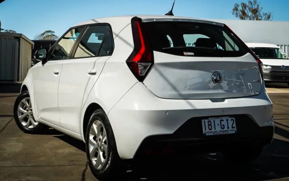 2022 MG MG3 SZP1 MY22 Core (Nav) White 4 Speed Automatic Hatchback