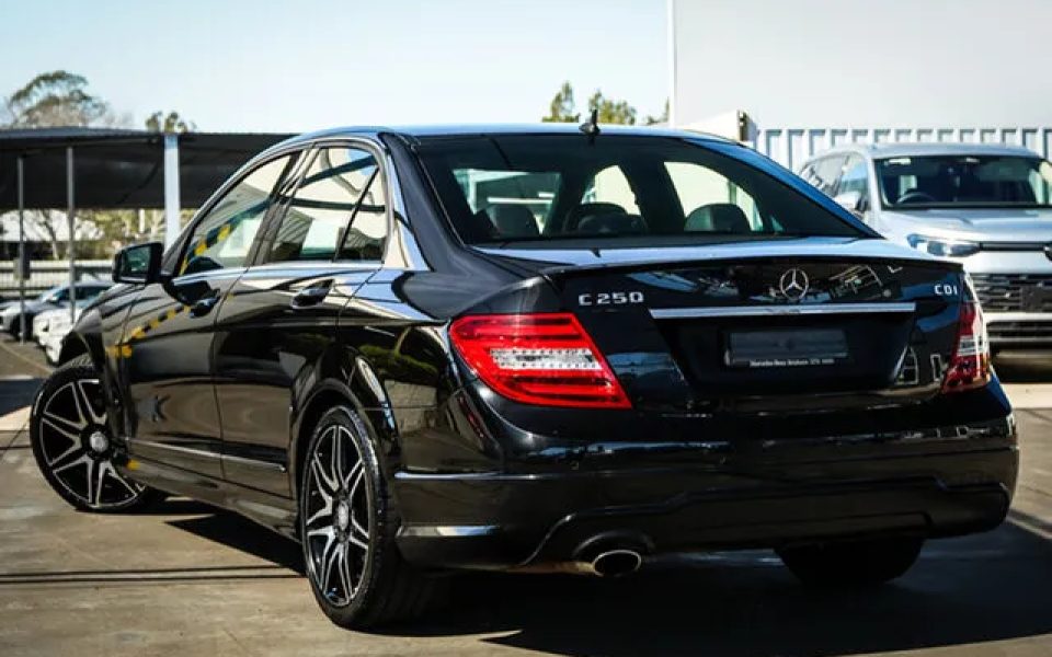 2013 Mercedes-Benz C-Class W204 MY13 C250 CDI 7G-Tronic + Avantgarde Black 7 Speed Sports Automatic