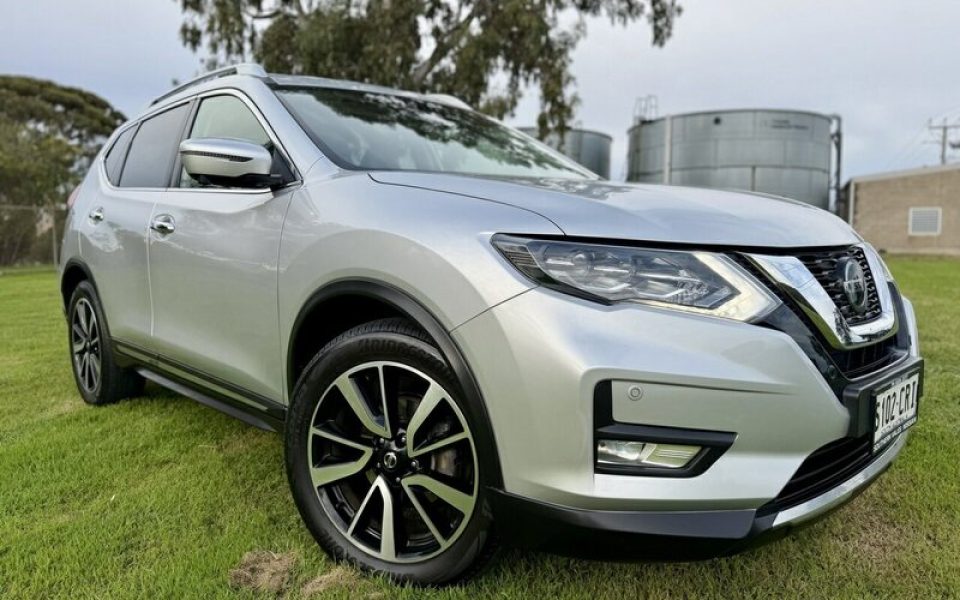 2022 Nissan X-Trail Ti X-tronic 4WD Wagon (Brilliant Silver) Used Car