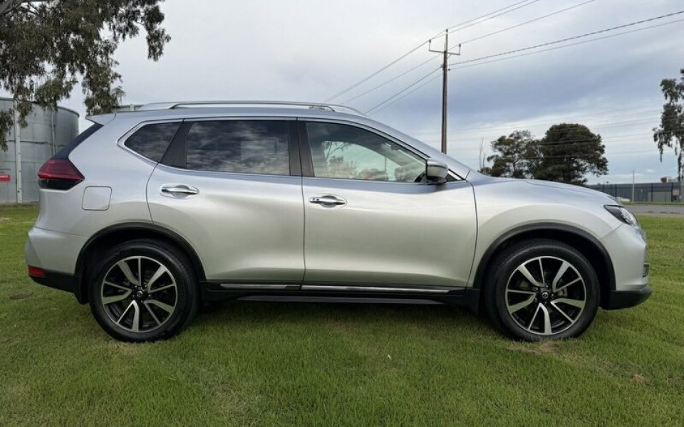 2022 Nissan X-Trail Ti X-tronic 4WD Wagon (Brilliant Silver) Used Car