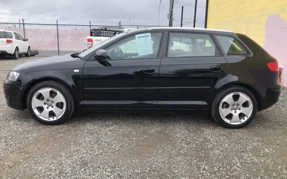 2006 Audi A3 8P Ambition Sportback Black 6 Speed Manual Hatchback