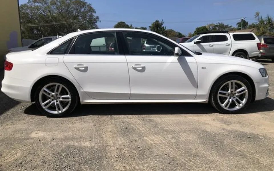 2015 Audi A4 B8 8K MY15 S Line Multitronic Plus White 8 Speed Constant Variable Sedan