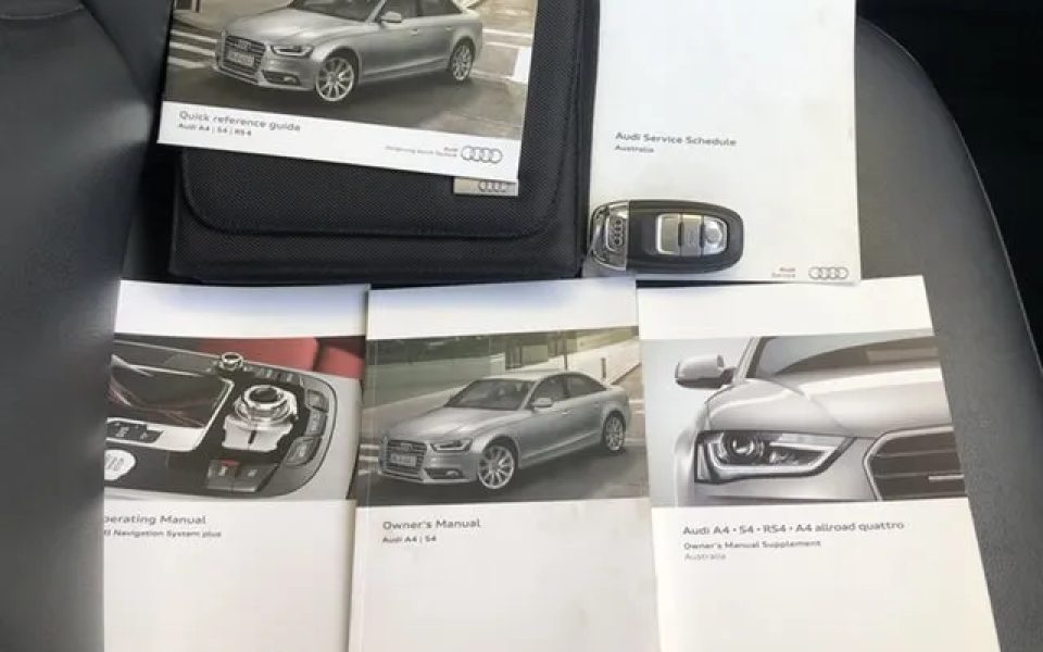 2015 Audi A4 B8 8K MY15 S Line Multitronic Plus White 8 Speed Constant Variable Sedan