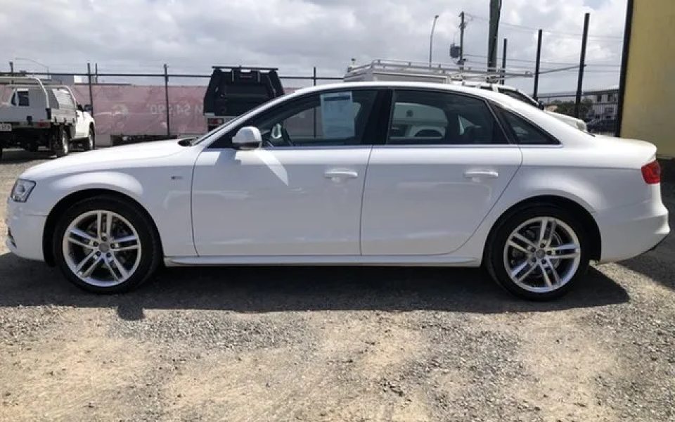 2015 Audi A4 B8 8K MY15 S Line Multitronic Plus White 8 Speed Constant Variable Sedan