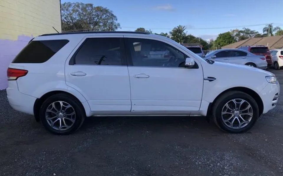 2013 Ford Territory SZ Titanium Seq Sport Shift White 6 Speed Sports Automatic Wagon