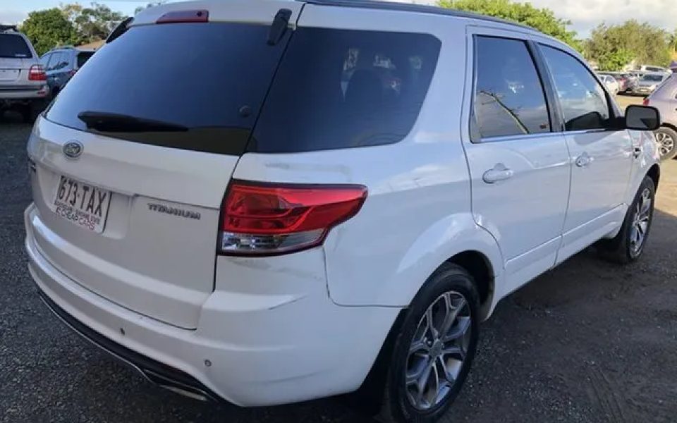 2013 Ford Territory SZ Titanium Seq Sport Shift White 6 Speed Sports Automatic Wagon