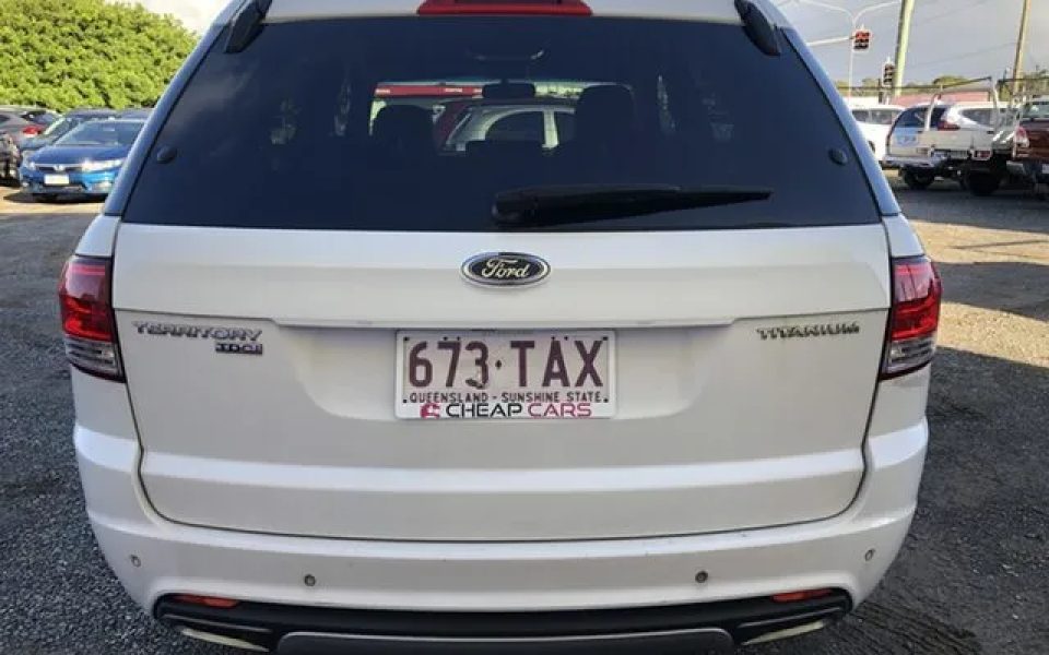 2013 Ford Territory SZ Titanium Seq Sport Shift White 6 Speed Sports Automatic Wagon