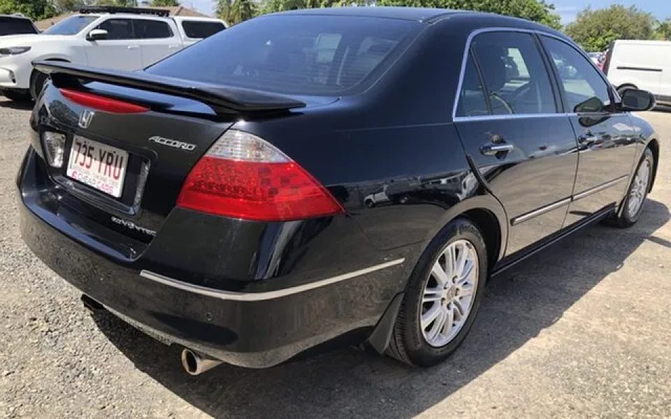 2007 Honda Accord 7th Gen MY07 V6 Luxury Black 5 Speed Automatic Sedan