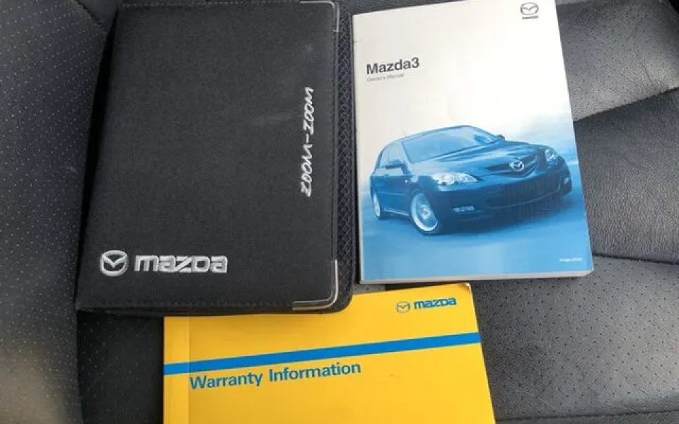 2008 Mazda 3 BK1032 SP23 Black 6 Speed Manual Sedan
