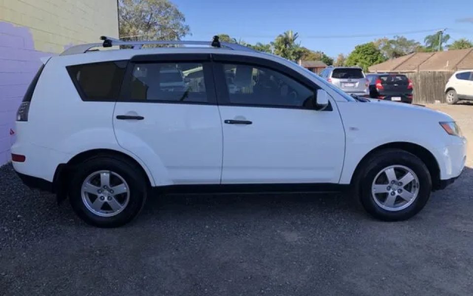 2008 Mitsubishi Outlander ZG MY08 LS White 6 Speed Constant Variable Wagon