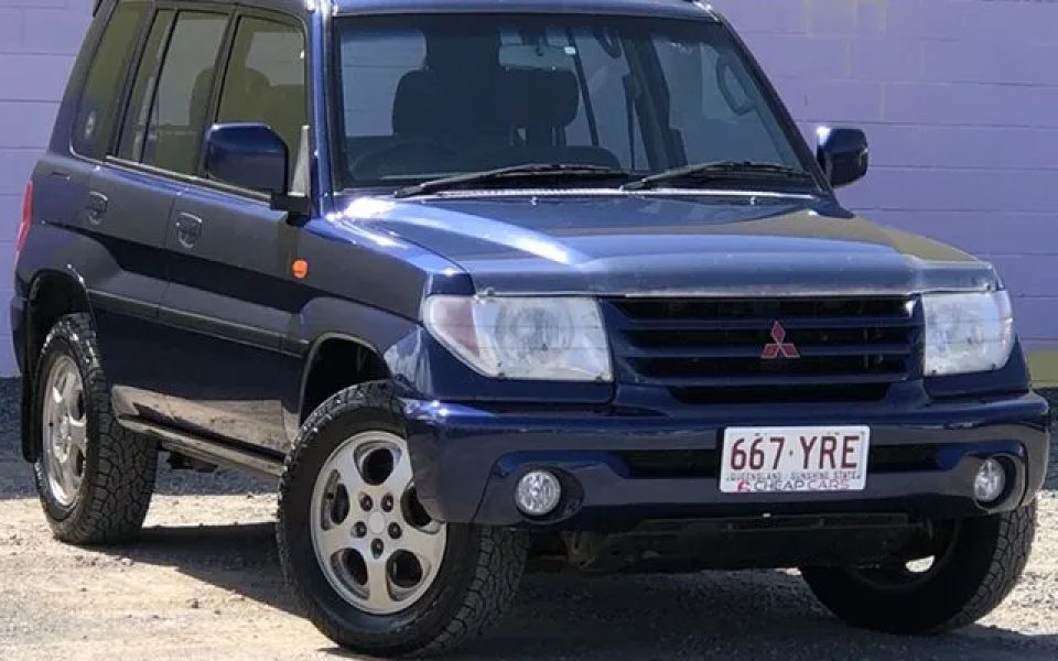 2001 Mitsubishi Pajero IO QA MY2002 ZR Blue 4 Speed Automatic Wagon