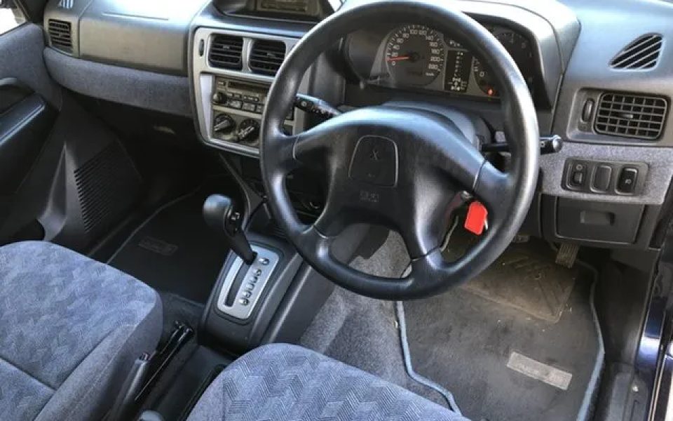 2001 Mitsubishi Pajero IO QA MY2002 ZR Blue 4 Speed Automatic Wagon