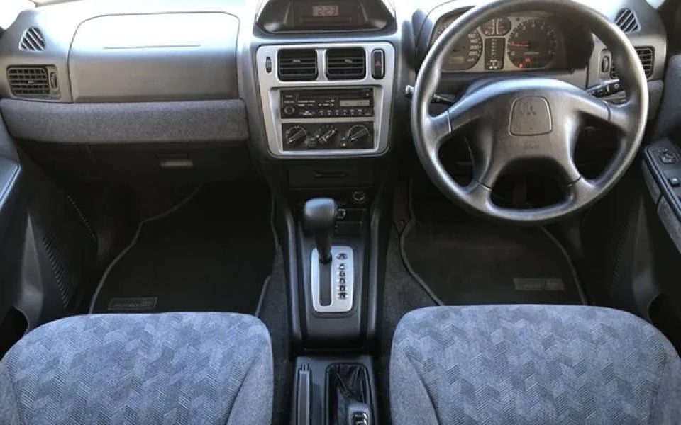 2001 Mitsubishi Pajero IO QA MY2002 ZR Blue 4 Speed Automatic Wagon