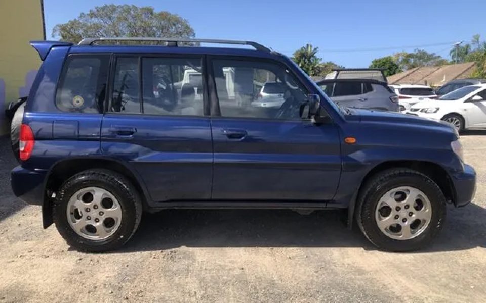 2001 Mitsubishi Pajero IO QA MY2002 ZR Blue 4 Speed Automatic Wagon