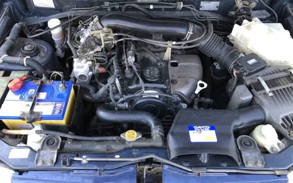 2001 Mitsubishi Pajero IO QA MY2002 ZR Blue 4 Speed Automatic Wagon