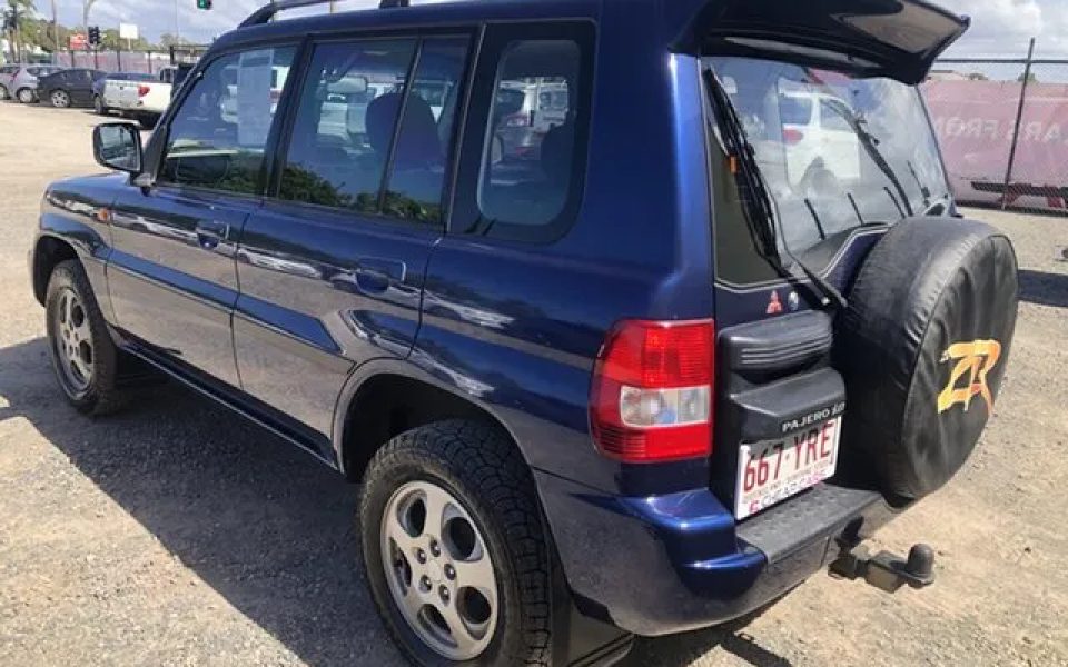 2001 Mitsubishi Pajero IO QA MY2002 ZR Blue 4 Speed Automatic Wagon