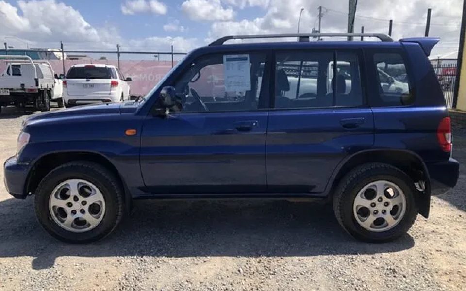 2001 Mitsubishi Pajero IO QA MY2002 ZR Blue 4 Speed Automatic Wagon