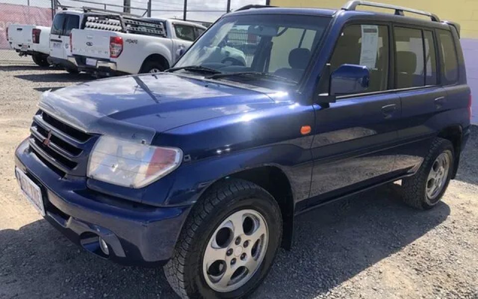 2001 Mitsubishi Pajero IO QA MY2002 ZR Blue 4 Speed Automatic Wagon