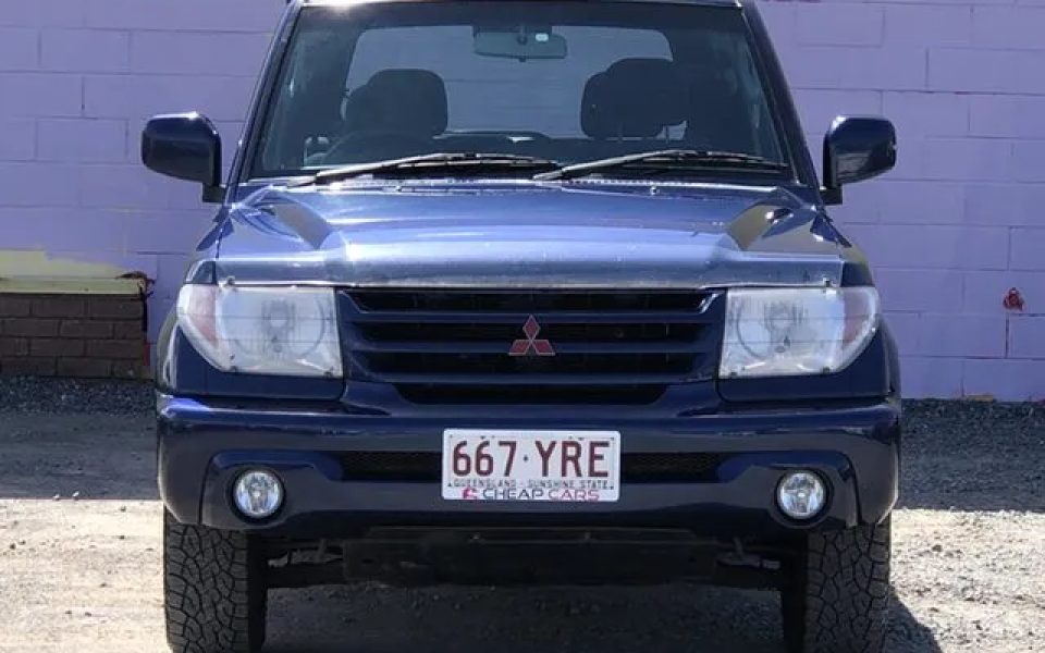 2001 Mitsubishi Pajero IO QA MY2002 ZR Blue 4 Speed Automatic Wagon