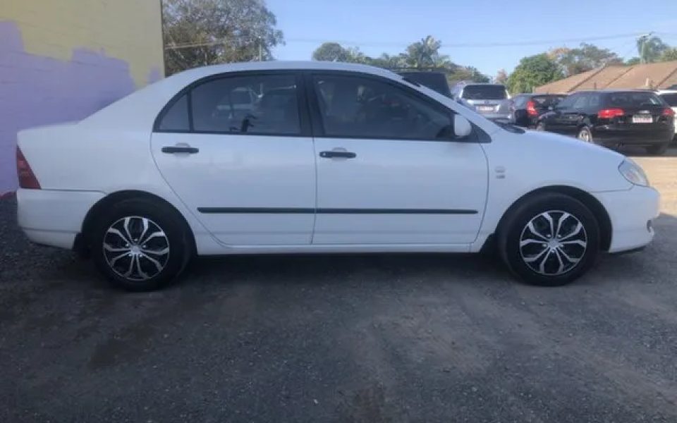2006 Toyota Corolla ZZE122R 5Y Ascent White 4 Speed Automatic Sedan