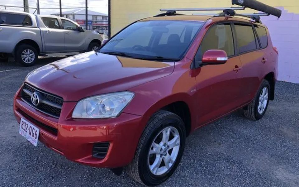 2010 Toyota RAV4 ACA33R MY09 CV Red 4 Speed Automatic Wagon