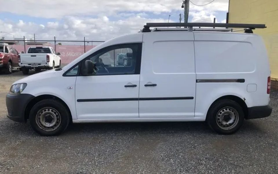2010 Volkswagen Caddy 2KN MY11 TSI175 Maxi White 5 Speed Manual Van