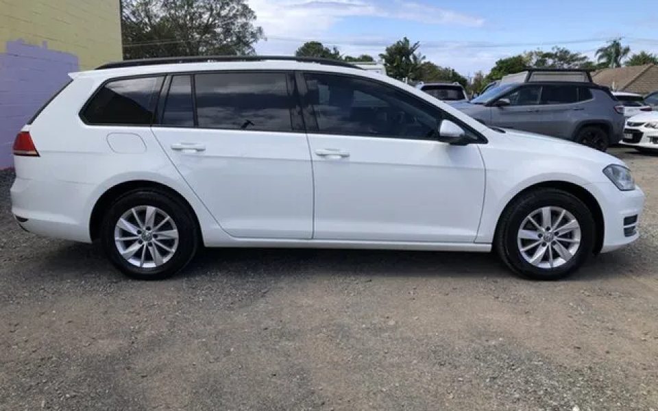 2016 Volkswagen Golf VII MY17 92TSI DSG Trendline White 7 Speed Sports Automatic Dual Clutch Wagon