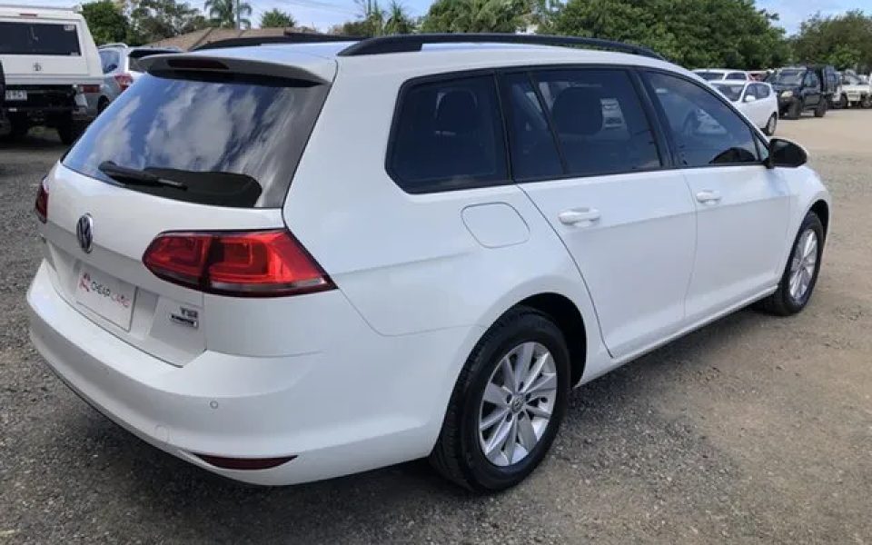 2016 Volkswagen Golf VII MY17 92TSI DSG Trendline White 7 Speed Sports Automatic Dual Clutch Wagon