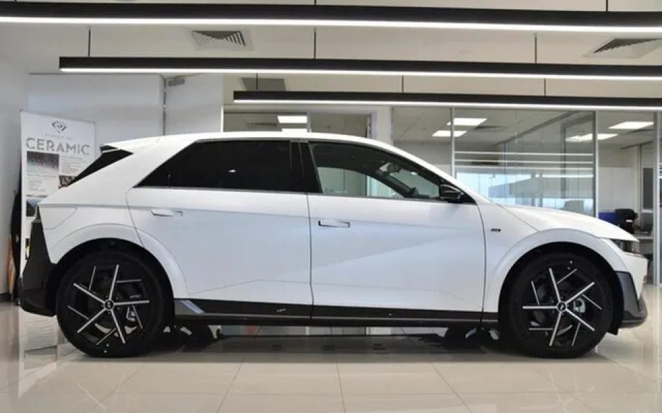 2024 Hyundai Ioniq 5 Ne.v5 MY25 EPIQ 2WD N Line Atlas White Matte 1 Speed Reduction Gear Wagon