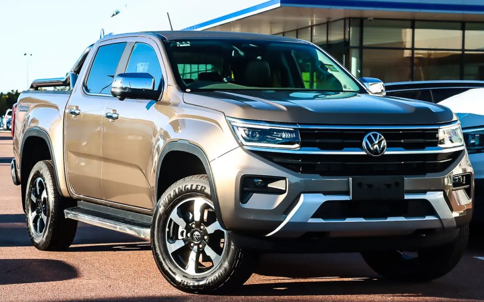 2025 Volkswagen Amarok NF MY25 TDI500 4MOT Style Beige Metallic 10 Speed Automatic Utility