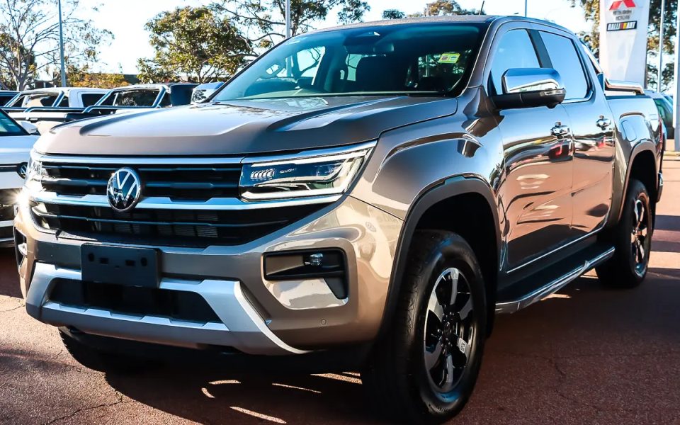 2025 Volkswagen Amarok NF MY25 TDI500 4MOT Style Beige Metallic 10 Speed Automatic Utility
