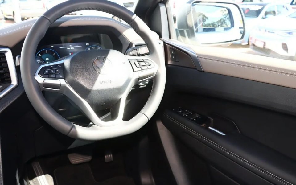 2025 Volkswagen Amarok NF MY25 TDI500 4MOT Style Clear White 10 Speed Automatic Utility