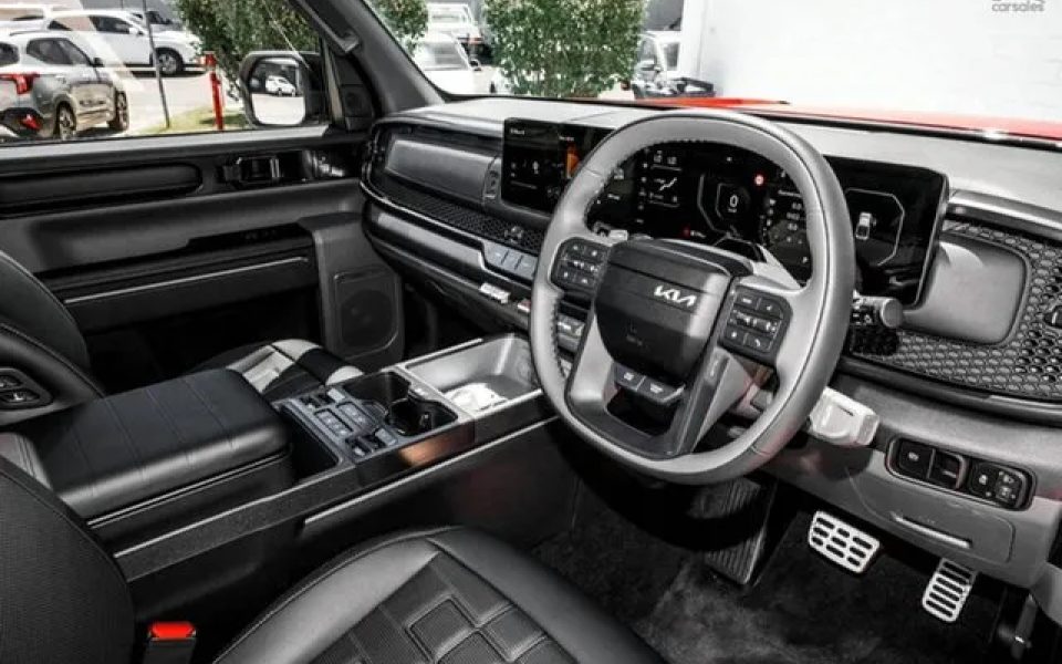 2026 Kia Tasman TK MY26 X-Pro Pick-up Double Cab 4x4 Runway Red 8 Speed Sports Automatic Utility